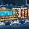 aerial view of apartment