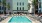 a swimming pool in a resort